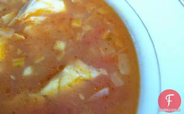Sopa De Peixe Do Norte Da África