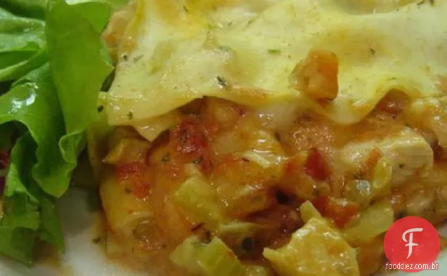 Lasanha De Frango Cremosa