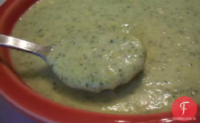 Sopa De Brócolis De Queijo