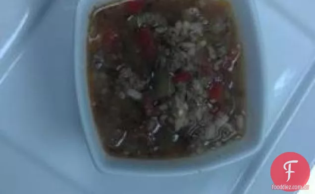 Sopa De Pimentão Recheado