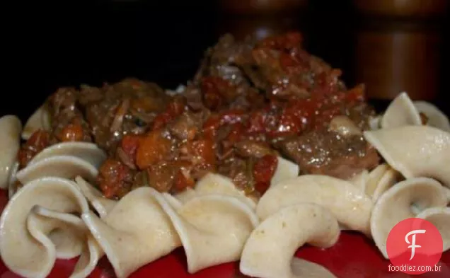 Dicas de carne atrevida com macarrão de ovo (inspirado em jantares de sonho)