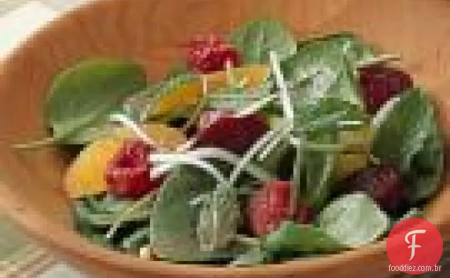 Espinafre Do Bebê E Salada De Beterraba Assada