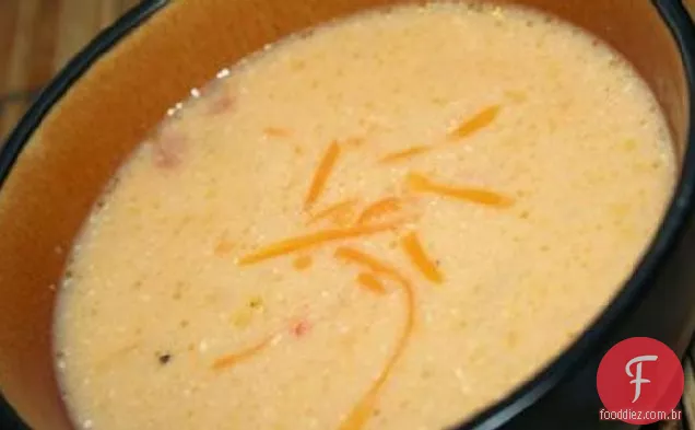 Sopa De Queijo Saboroso (Fogão Lento)