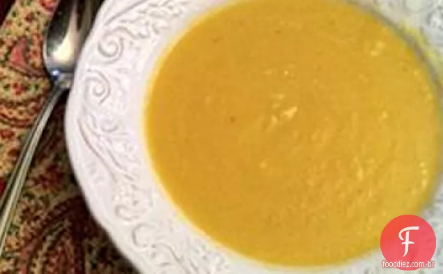 Sopa de abóbora e nabo