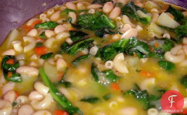 Sopa De Feijão Branco Toscano