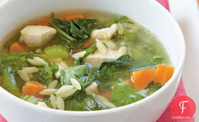 Sopa De Frango-Orzo