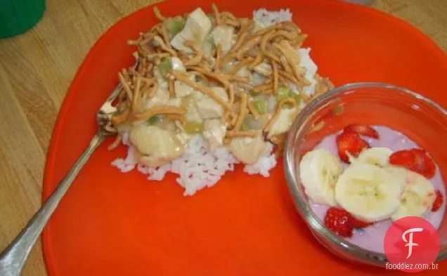 Caçarola De Frango Chow Mein
