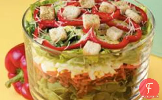 Salada Muito Em Camadas