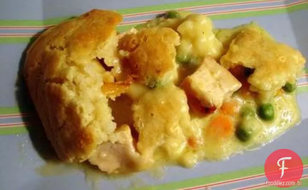Caçarola de frango e arroz Paula Deen
