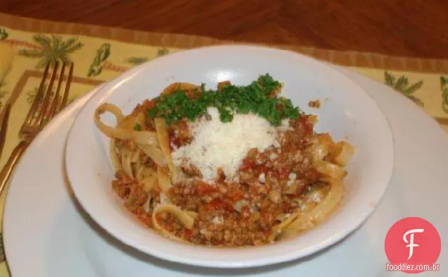 Mario Batali's Fettuccine Bolognese