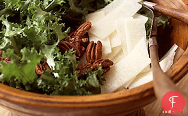 Chicória, Jicama e salada de nozes
