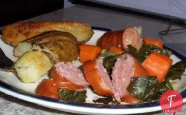 Kielbasa e Collards