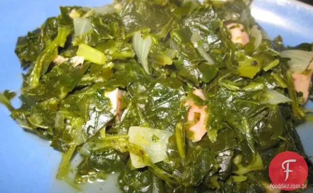 Collard verde e alcachofra Dip