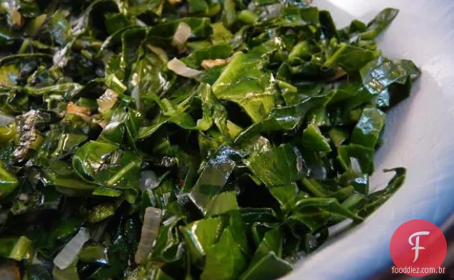 Collard verde, abóbora, erva-doce e sopa de nabo