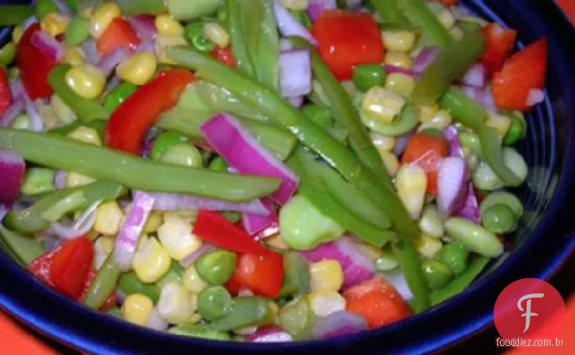 Salada De Feijão Marinado