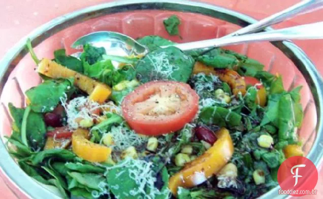 Salada De Feijão Mediterrâneo