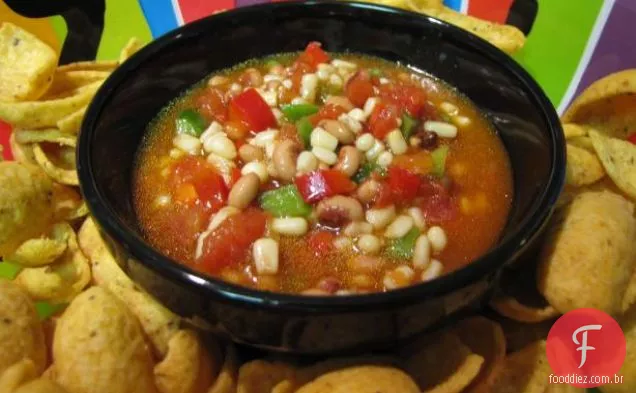 Salada de erva-doce com maçãs e milho fresco