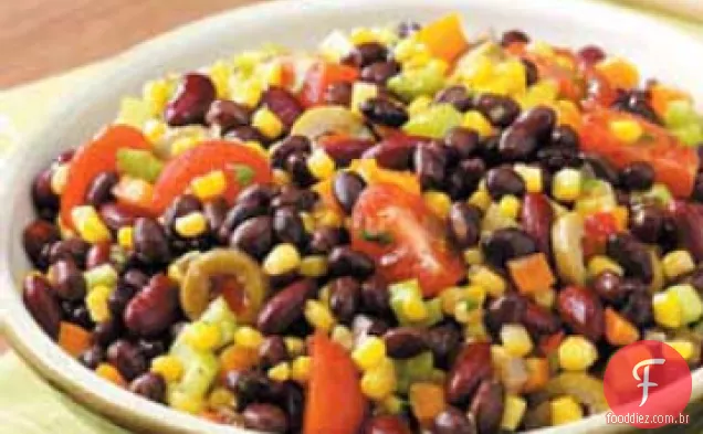 Salada De Feijão Colorido
