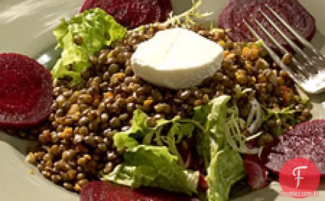 Salada De Lentilha Com Beterraba