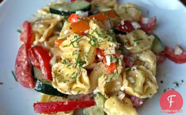 Jantar Esta Noite: Salada De Macarrão Tortellini