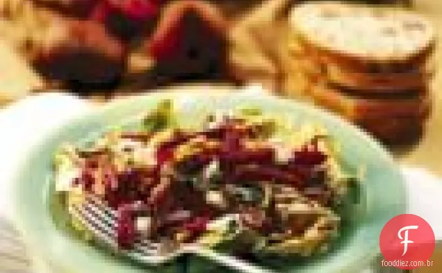 Salada De Beterraba E Noz Com Vinagrete Meursault