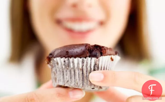 Mini-bolos de beterraba Chocolate