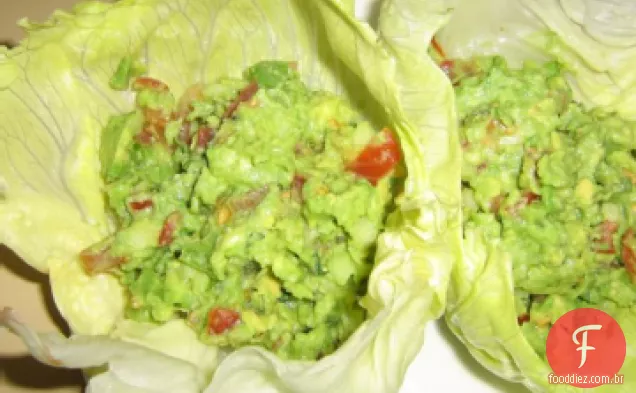 Salada De Abacate Alface Wraps
