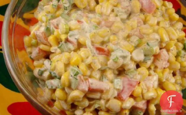 Milho sudoeste e salada de cominho