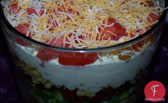 Salada Orzo Com Milho, Tomate E Manjericão