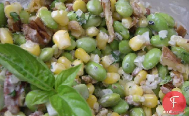 Edamame (Soja) E Salada De Milho