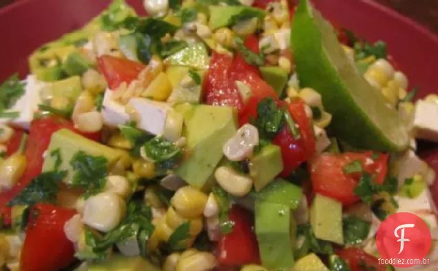 Salada De Milho E Tomate