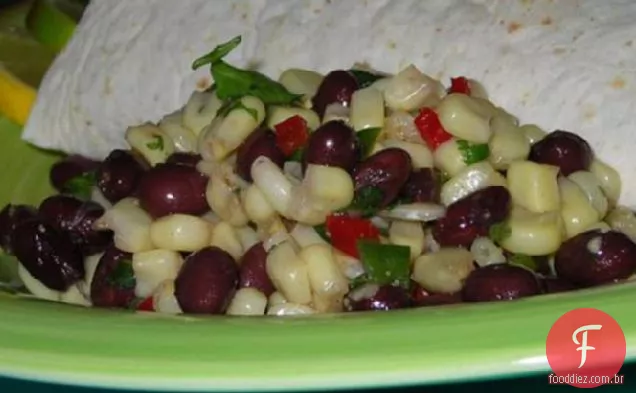 Salada Mexicana De Milho E Feijão Preto
