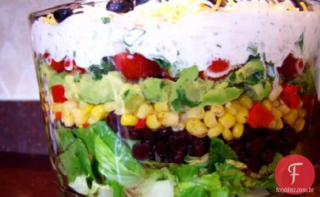Tex Mex 7 Layer Salad