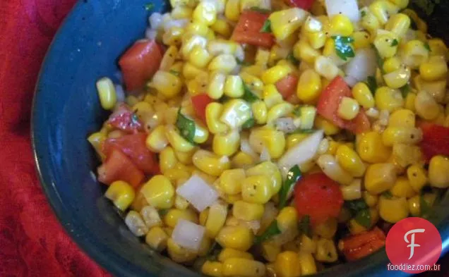 Salada de milho e Feijão Preto
