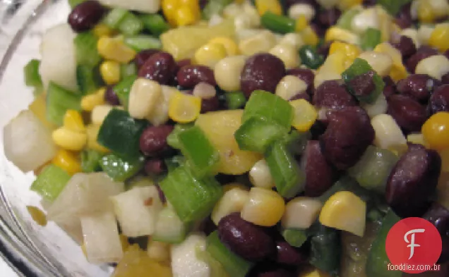 Salada De Feijão Preto Jicama
