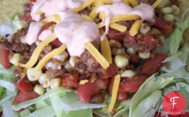 Salada De Taco Vegetariana Rápida