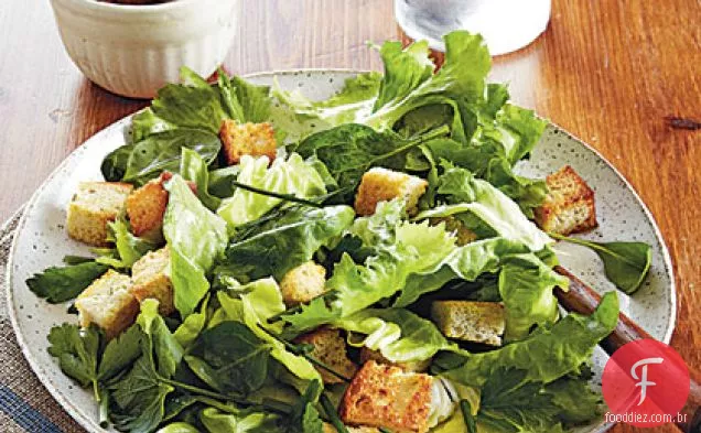 Salada de ervas e verduras