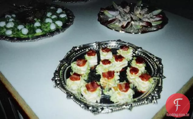 Bacon, alface e tomate
