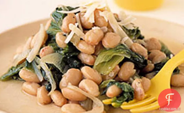 Feijões e verduras