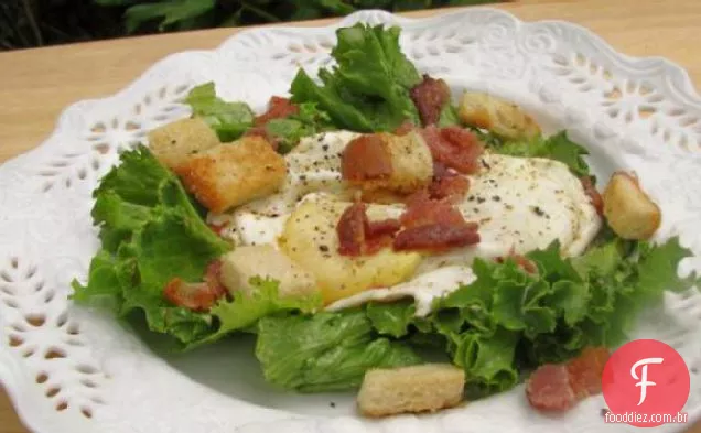Salada de Bacon e ovo