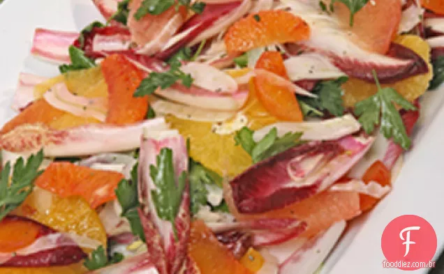 Salada cítrica com Endive e erva-doce