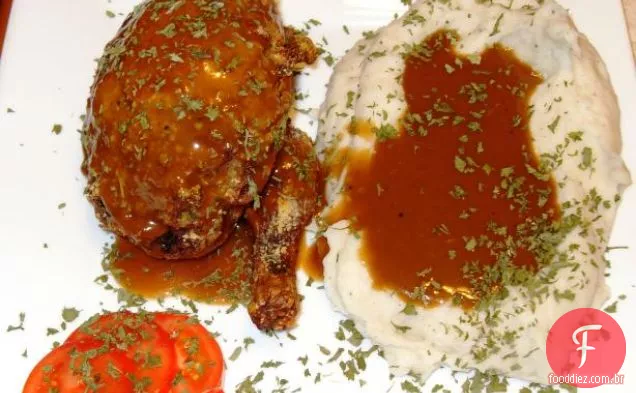 Herb Garlic Rotisserie Cornish Game Hens