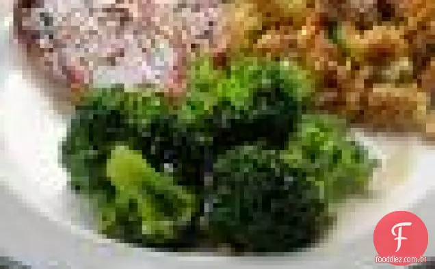 Mexa Kai Lan frito ou brócolis