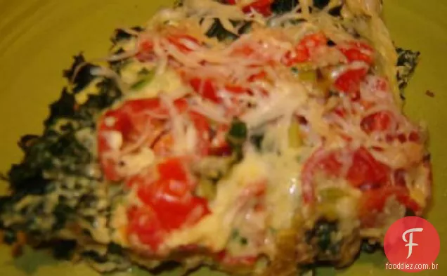 Ovos Cozidos E Parmesão De Couve (Fritada)