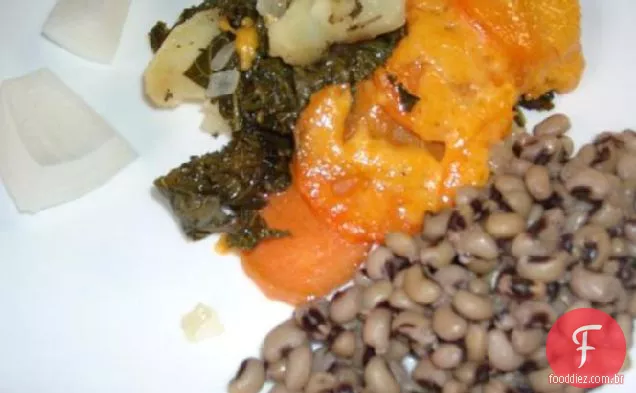 Batatas Em Camadas Com Couve
