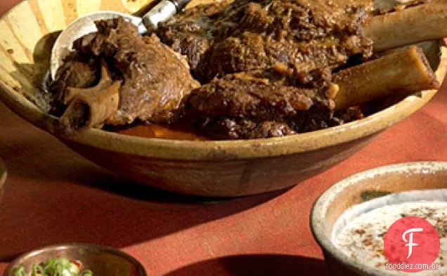 Shanks de cordeiro com Garam Masala