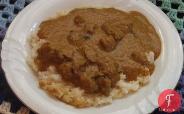 Curry Malaio com carne ou cordeiro