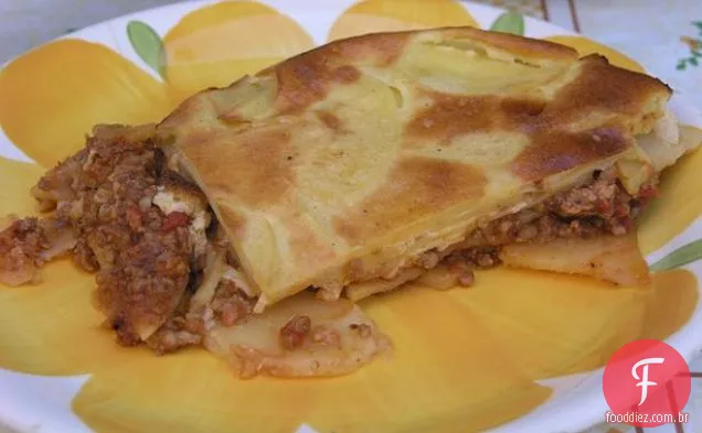 Koosa Libanesa (Abóbora Amarela Recheada)