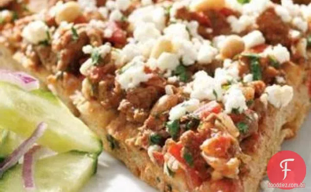 Receita De Pizza De Cordeiro Bombay