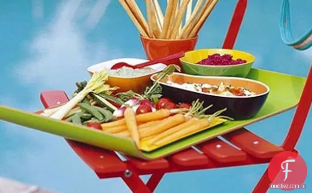 Beterraba, Rábano E Crème Fraîche Dip